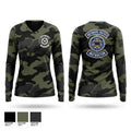 Montana Department of Corrections Defensive Tactics Instructors 91498123 Women's Long Sleeve V-neck Shirt - 1