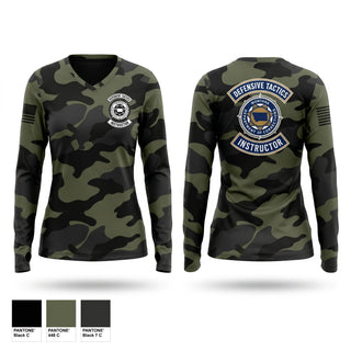 Womens Long Sleeve Vneck Shirt, Flow State AthleticsMontana Department of Corrections Defensive Tactics InstructorsMontana Department of Corrections Defensive Tactics Instructors, Police, Teamtime, Team time, sublimation, custom sports apparel, team uniforms, spirit wear, spiritwear, sports uniforms, custom shirts, team store, custom team store, fundraiser sports, apparel fundraiser
