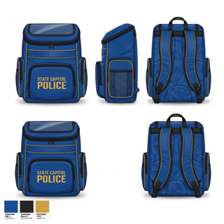 Gear Bag, State Capitol Police, Police, Teamtime, Team time, sublimation, custom sports apparel, team uniforms, spirit wear, spiritwear, sports uniforms, custom shirts, team store, custom team store, fundraiser sports, apparel fundraiser