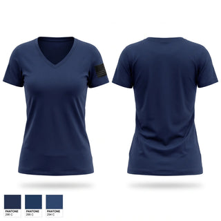 Womens Short Sleeve Vneck Shirt, Rainbow City Fire Department, Fire Department, Teamtime, Team time, sublimation, custom sports apparel, team uniforms, spirit wear, spiritwear, sports uniforms, custom shirts, team store, custom team store, fundraiser sports, apparel fundraiser