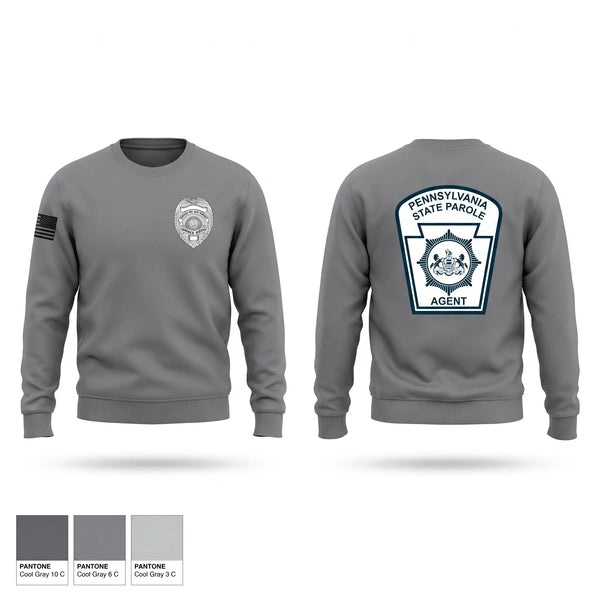 Crew Neck Sweatshirt, PA State Parole Pittsburgh District, Police, Teamtime, Team time, sublimation, custom sports apparel, team uniforms, spirit wear, spiritwear, sports uniforms, custom shirts, team store, custom team store, fundraiser sports, apparel fundraiser