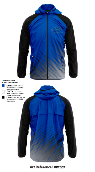 Windbreaker, Delmarva Rush, Women's Soccer, Teamtime, Team time, sublimation, custom sports apparel, team uniforms, spirit wear, spiritwear, sports uniforms, custom shirts, team store, custom team store, fundraiser sports, apparel fundraiser