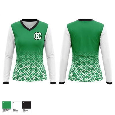 Ceredo Kenova Wonders Women's Long Sleeve V-neck Shirt - 1