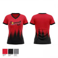 Powermill-Hall 88522920 Women's Short Sleeve V-neck Shirt - 1