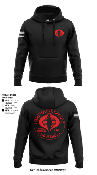 Hoodie, Cobra 1-50, Army, Teamtime, Team time, sublimation, custom sports apparel, team uniforms, spirit wear, spiritwear, sports uniforms, custom shirts, team store, custom team store, fundraiser sports, apparel fundraiser