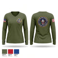 Unite Freedom 250th Taskforce Women's Long Sleeve V-neck Shirt - 1