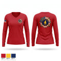 Murry spur fire department Women's Long Sleeve V-neck Shirt - 1