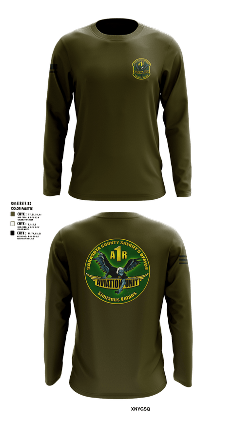 Long Sleeve Performance Shirt, Sarasota County Sheriff’s Office Aviation Unit, Police, Teamtime, Team time, sublimation, custom sports apparel, team uniforms, spirit wear, spiritwear, sports uniforms, custom shirts, team store, custom team store, fundraiser sports, apparel fundraiser