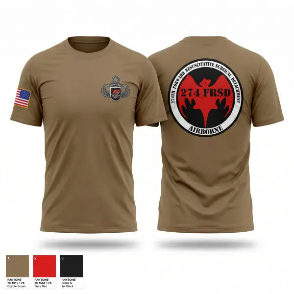 Short Sleeve Performance Shirt, 274th FRSD (Airborne), Army, Teamtime, Team time, sublimation, custom sports apparel, team uniforms, spirit wear, spiritwear, sports uniforms, custom shirts, team store, custom team store, fundraiser sports, apparel fundraiser