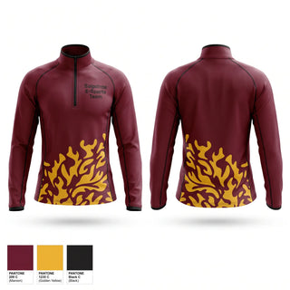 Quarter Zip Jacket, Salpointe E-Sports Team, E-Sports, Teamtime, Team time, sublimation, custom sports apparel, team uniforms, spirit wear, spiritwear, sports uniforms, custom shirts, team store, custom team store, fundraiser sports, apparel fundraiser