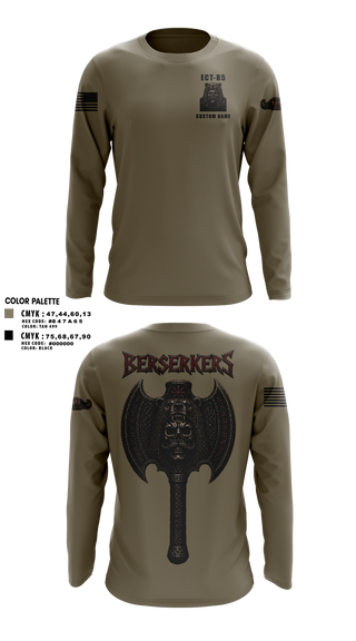 Long Sleeve Performance Shirt, 11th Cyber BN, Army, Teamtime, Team time, sublimation, custom sports apparel, team uniforms, spirit wear, spiritwear, sports uniforms, custom shirts, team store, custom team store, fundraiser sports, apparel fundraiser