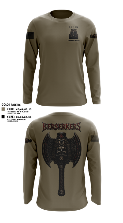 11th Cyber BN 22595859 Long Sleeve Performance Shirt 123