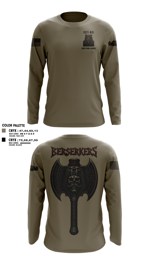 Long Sleeve Performance Shirt, 11th Cyber BN, Army, Teamtime, Team time, sublimation, custom sports apparel, team uniforms, spirit wear, spiritwear, sports uniforms, custom shirts, team store, custom team store, fundraiser sports, apparel fundraiser
