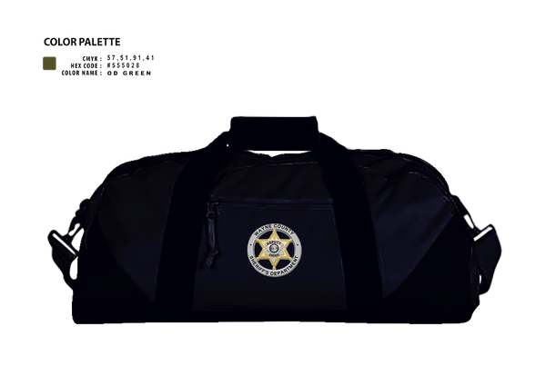 Duffle Bag, Wayne County Sheriff’s Department, Police, Teamtime, Team time, sublimation, custom sports apparel, team uniforms, spirit wear, spiritwear, sports uniforms, custom shirts, team store, custom team store, fundraiser sports, apparel fundraiser