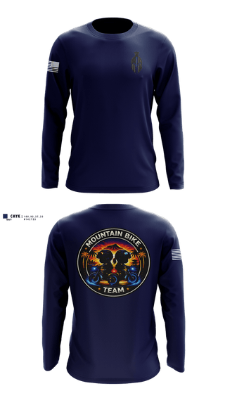 Long Sleeve Performance Shirt, Mountain Bike Team, Police, Teamtime, Team time, sublimation, custom sports apparel, team uniforms, spirit wear, spiritwear, sports uniforms, custom shirts, team store, custom team store, fundraiser sports, apparel fundraiser