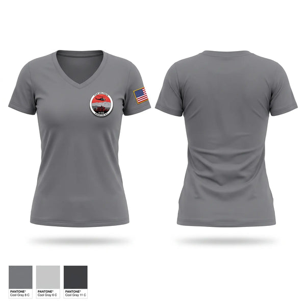Womens Short Sleeve Vneck Shirt, Fox Helitack H-532, Fire Department, Teamtime, Team time, sublimation, custom sports apparel, team uniforms, spirit wear, spiritwear, sports uniforms, custom shirts, team store, custom team store, fundraiser sports, apparel fundraiser