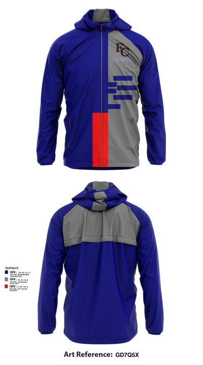 Franklin County High School Basketball 46854116 Windbreaker - 53