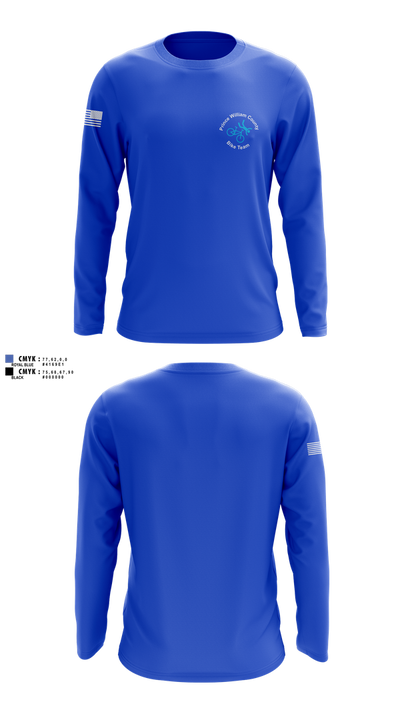 Prince William Bike Team 23723896 Long Sleeve Performance Shirt 2