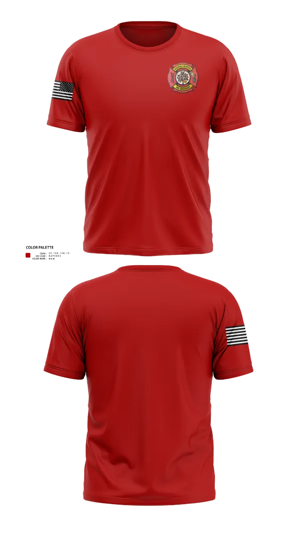 Short Sleeve Performance Shirt, Cherrydale Volunteer Fire Department, , Teamtime, Team time, sublimation, custom sports apparel, team uniforms, spirit wear, spiritwear, sports uniforms, custom shirts, team store, custom team store, fundraiser sports, apparel fundraiser