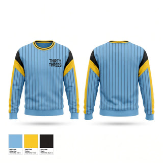 Crew Neck Sweatshirt, Thirty Threes, Softball, Teamtime, Team time, sublimation, custom sports apparel, team uniforms, spirit wear, spiritwear, sports uniforms, custom shirts, team store, custom team store, fundraiser sports, apparel fundraiser