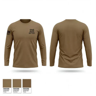 Long Sleeve Performance Shirt, 1-145 brovo battery, Army, Teamtime, Team time, sublimation, custom sports apparel, team uniforms, spirit wear, spiritwear, sports uniforms, custom shirts, team store, custom team store, fundraiser sports, apparel fundraiser