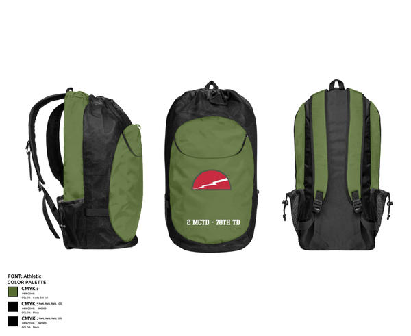 Gear Bag, 2 MCTD - 78th TD, , Teamtime, Team time, sublimation, custom sports apparel, team uniforms, spirit wear, spiritwear, sports uniforms, custom shirts, team store, custom team store, fundraiser sports, apparel fundraiser