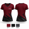 Victory Baseball 47093427 Women's Short Sleeve V-neck Shirt - 41