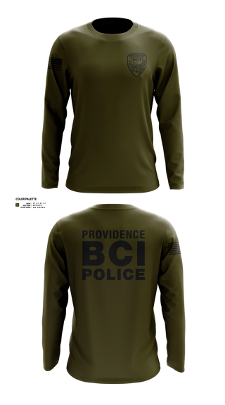Long Sleeve Performance Shirt, Providence Police BCI, Police, Teamtime, Team time, sublimation, custom sports apparel, team uniforms, spirit wear, spiritwear, sports uniforms, custom shirts, team store, custom team store, fundraiser sports, apparel fundraiser