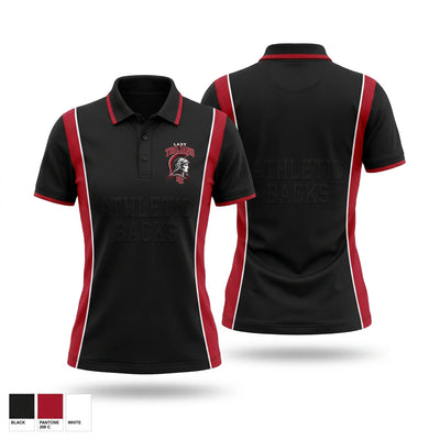 Lady trojans Short Sleeve Performance Polo - 1