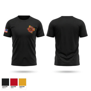Short Sleeve Performance Shirt, BANGS FIRE & RESCUE, Fire Department, Teamtime, Team time, sublimation, custom sports apparel, team uniforms, spirit wear, spiritwear, sports uniforms, custom shirts, team store, custom team store, fundraiser sports, apparel fundraiser