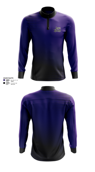 Quarter Zip Jacket, Lihue Storm, Women's Basketball, Teamtime, Team time, sublimation, custom sports apparel, team uniforms, spirit wear, spiritwear, sports uniforms, custom shirts, team store, custom team store, fundraiser sports, apparel fundraiser