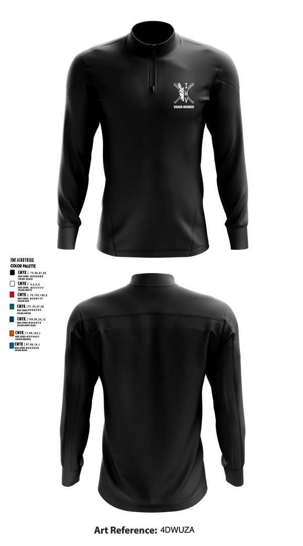 Quarter Zip Jacket, IWV Youth Baseball, Baseball, Teamtime, Team time, sublimation, custom sports apparel, team uniforms, spirit wear, spiritwear, sports uniforms, custom shirts, team store, custom team store, fundraiser sports, apparel fundraiser
