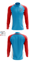 Piute High School Track & Field 82237769 Quarter Zip Jacket - 1
