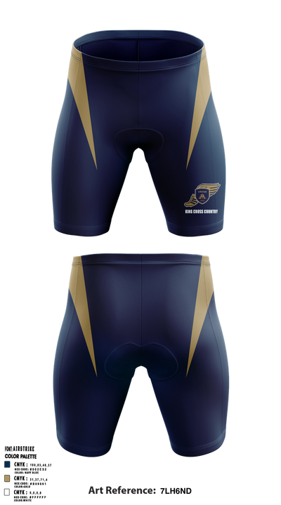 King School Cross Country 55057213 Men's Compression Shorts - 1
