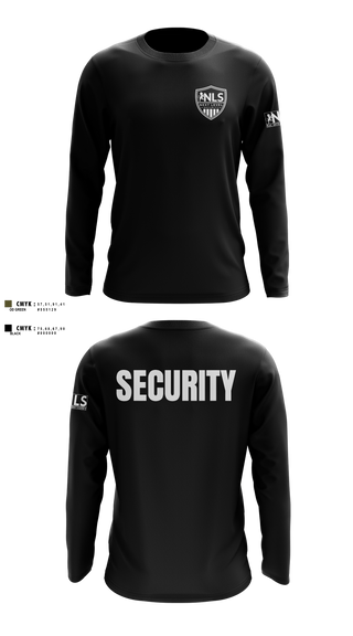Long Sleeve Performance Shirt, Next Level Security LLC, , Teamtime, Team time, sublimation, custom sports apparel, team uniforms, spirit wear, spiritwear, sports uniforms, custom shirts, team store, custom team store, fundraiser sports, apparel fundraiser