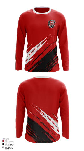 Long Sleeve Performance Shirt, BREMEN HIGH SCHOOL, Men's Soccer, Teamtime, Team time, sublimation, custom sports apparel, team uniforms, spirit wear, spiritwear, sports uniforms, custom shirts, team store, custom team store, fundraiser sports, apparel fundraiser