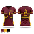 Edison Vikings 2506250 Women's Short Sleeve V-neck Shirt - 1
