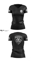 Hawai’i Department of Law Enforcement- Sheriff Division 58453737 Women's Short Sleeve V-neck Shirt - 1