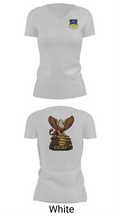CCAF 27164787 Women's Short Sleeve V-neck Shirt - 12