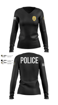 Port St. Joe Police Department 28205639 Women's Long Sleeve V-neck Shirt - 100