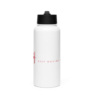 Momentum 65362388 Stainless Steel Water Bottle with a Straw Lid