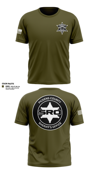 Old School Cotton Feel Shirt, Pickens County Sheriff’s Office, Police, Teamtime, Team time, sublimation, custom sports apparel, team uniforms, spirit wear, spiritwear, sports uniforms, custom shirts, team store, custom team store, fundraiser sports, apparel fundraiser