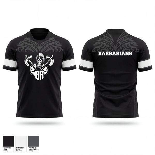 Rugby Jersey, Barbarians Hawaii, Rugby, Teamtime, Team time, sublimation, custom sports apparel, team uniforms, spirit wear, spiritwear, sports uniforms, custom shirts, team store, custom team store, fundraiser sports, apparel fundraiser