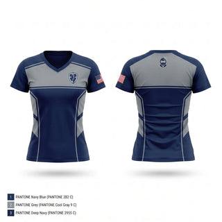 Womens Short Sleeve Vneck Shirt, University Hospital EMS Rescue, EMS/EMT, Teamtime, Team time, sublimation, custom sports apparel, team uniforms, spirit wear, spiritwear, sports uniforms, custom shirts, team store, custom team store, fundraiser sports, apparel fundraiser
