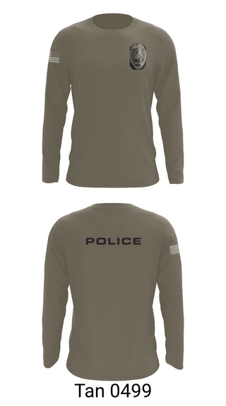 Long Sleeve Performance Shirt, Clinton County Sheriff's Office, Police, Teamtime, Team time, sublimation, custom sports apparel, team uniforms, spirit wear, spiritwear, sports uniforms, custom shirts, team store, custom team store, fundraiser sports, apparel fundraiser