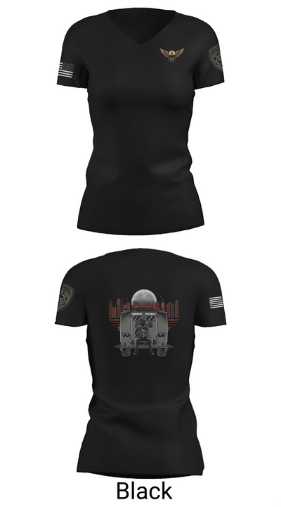 CHP- GGD WST 25577608 Women's Short Sleeve V-neck Shirt - 27