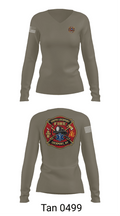 South Lockport Fire Company 80027987 Women's Long Sleeve V-neck Shirt - 11