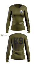 MSST KINGS BAY Women's Long Sleeve V-neck Shirt - 10