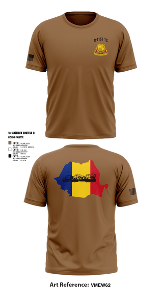 Short Sleeve Performance Shirt, 1221st TC, National Guard, Teamtime, Team time, sublimation, custom sports apparel, team uniforms, spirit wear, spiritwear, sports uniforms, custom shirts, team store, custom team store, fundraiser sports, apparel fundraiser