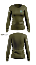 Pickens Police Department 1633014 Women's Long Sleeve V-neck Shirt - 101
